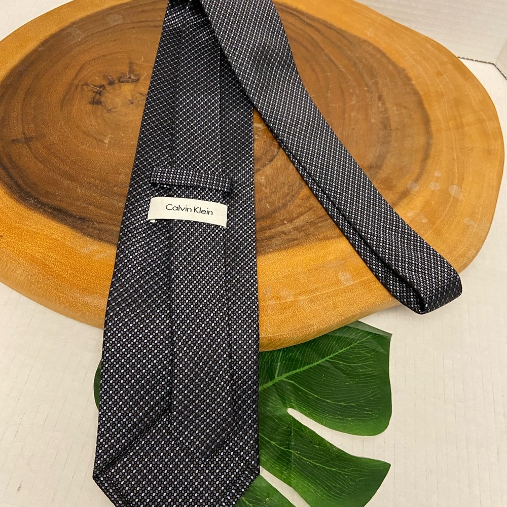 Calvin Klein Grid Pattern Tie - image 6